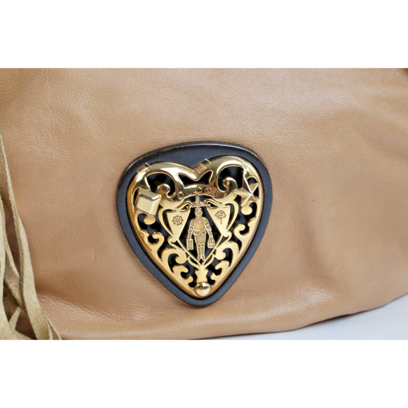 GUCCI Babouska Hysteria Beige Leather Hobo Bag - Picture 6 of 16